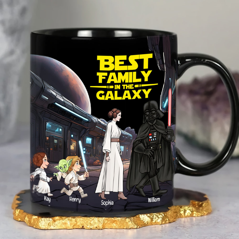 Personalized Gifts For Family Cosmic Adventure Mug, Best Family In The Galaxy 02TGLU041024