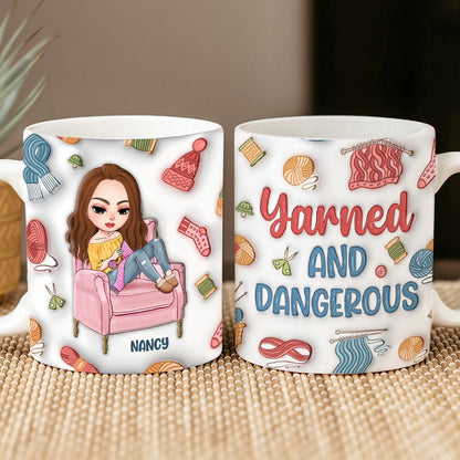 Personalized Gifts For Knitting Girl Mug 02NAPU250724HH