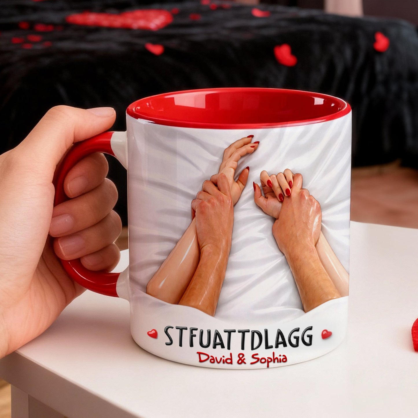 Naughty Together Couple Coffee Accent Mug - Personalized Gift For Couple 03HULU270126