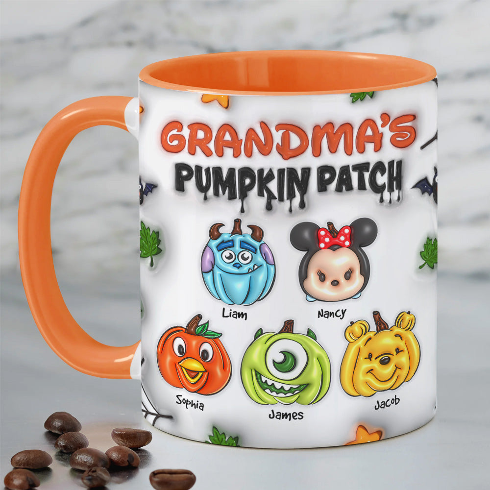 Personalized Gifts For Grandma Accent Mug Pumpkin Patch 02XQPU070824