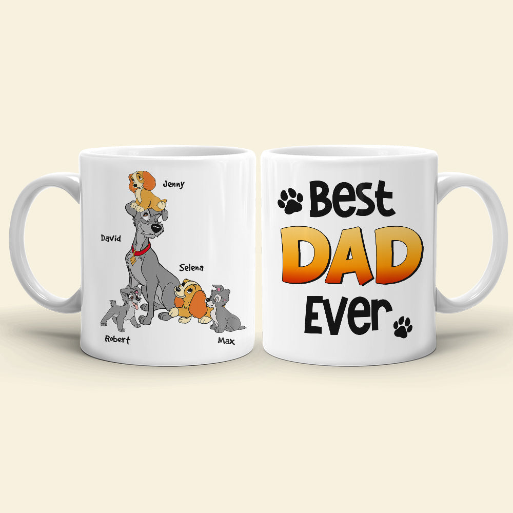 Best Dad Dog Ever 02NAHN050423 Personalized Mug Father's Day Gift