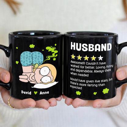 There's More Farting Than Expected- Gift For Couple-Personalized Coffee Mug- Funny Couple