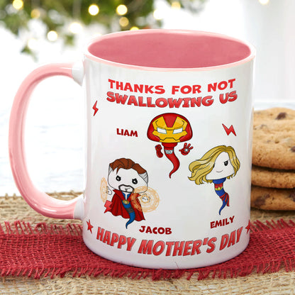 Personalized Gifts For Mom Coffee Mug Thanks For Not Swallowing 05ohpu020324