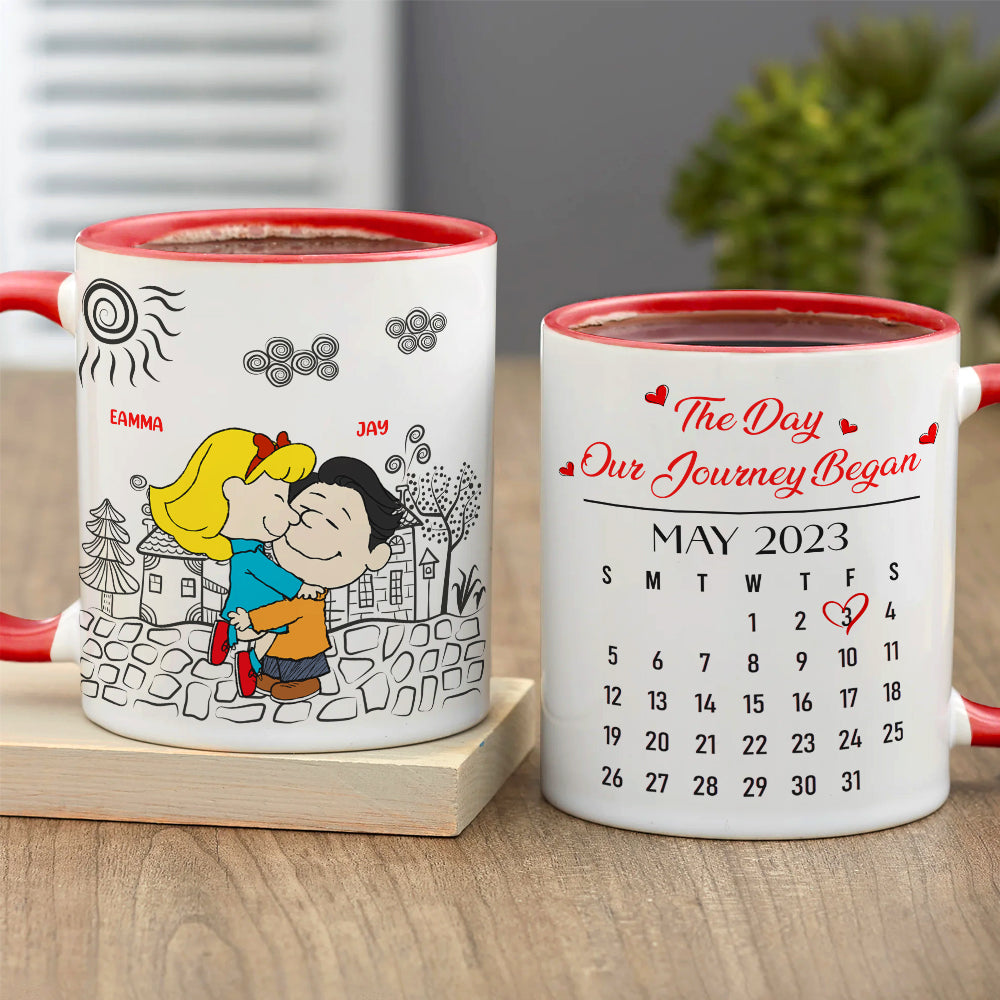 Personalized Gifts For Cartoon Lover Accent Mug Couple Journey 05XQMH111224HHHG