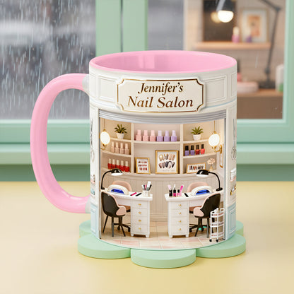Nail Salon Coffee Accent Mug - Personalized Gifts Her 01nata240126