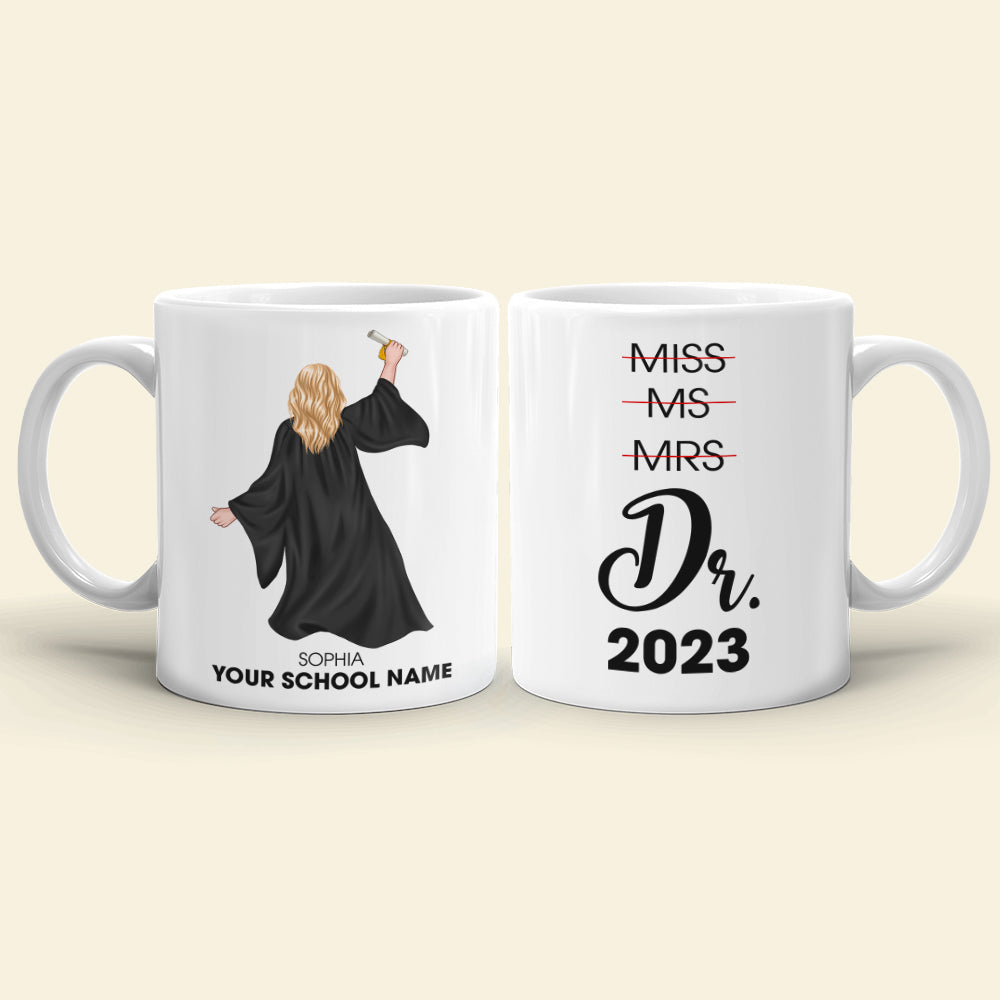 Personalized Graduation Mug, Gift For Graduates