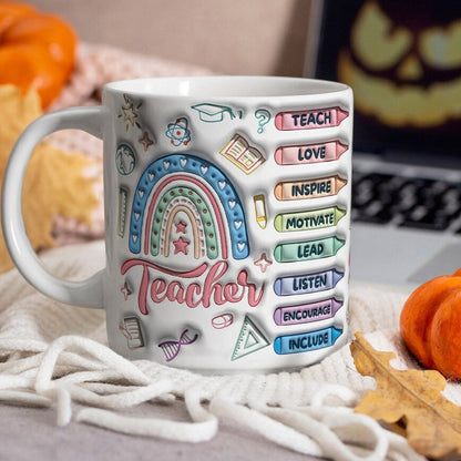 Personalized Gifts For Teacher Christmas Coffee Mug 01ACDT060924