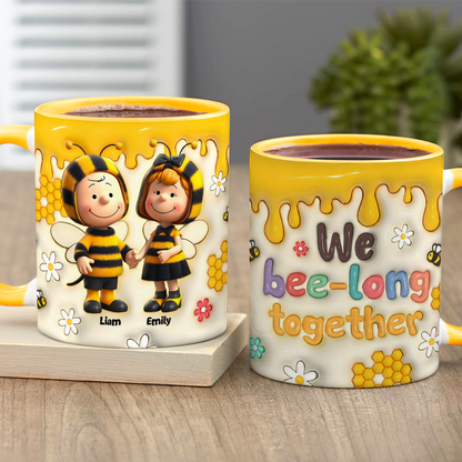 Personalized Gifts For Couple Coffee Mug 02tgpu091224 We Bee-long Together