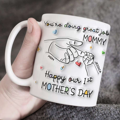 Personalized Gifts For Mom Coffee Mug You're Doing Great Job Mommy 02NAPU140324