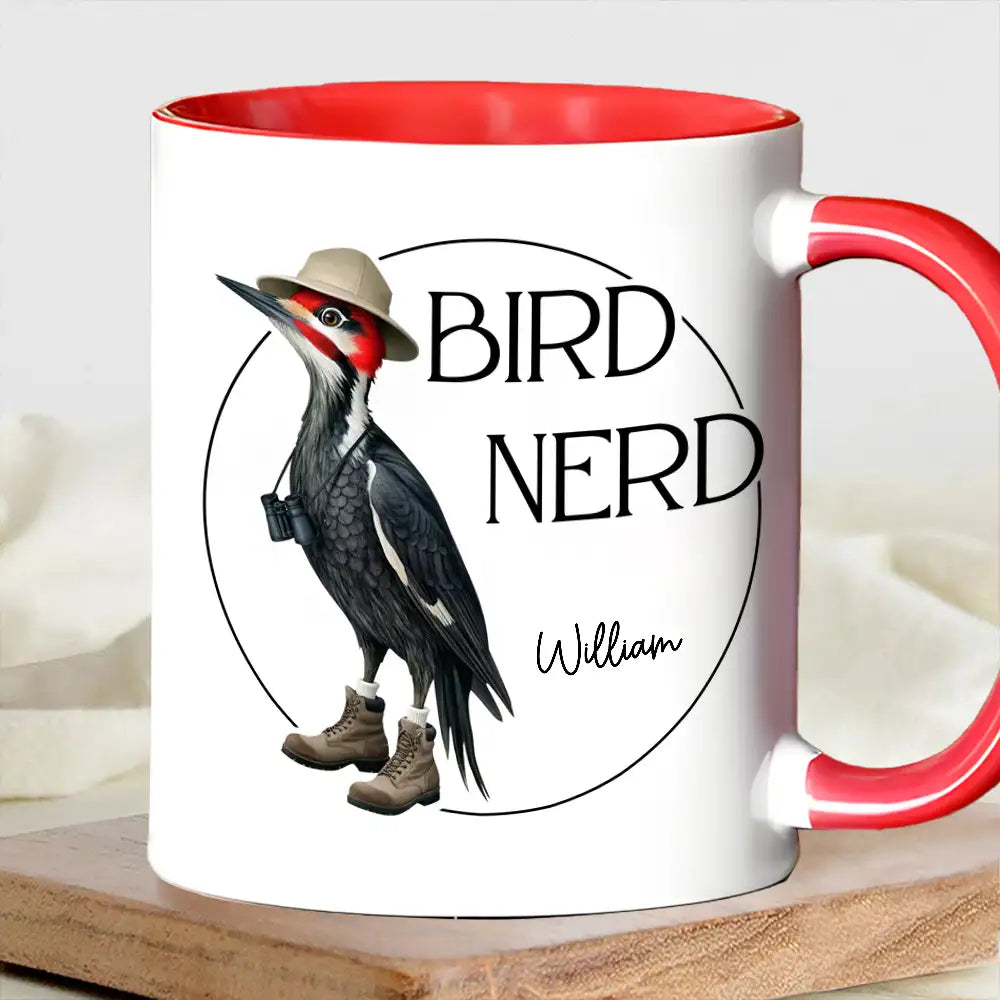 Bird Nerd Funny Bird Lovers' Mug and More Personalized Cup for Bird Watchers