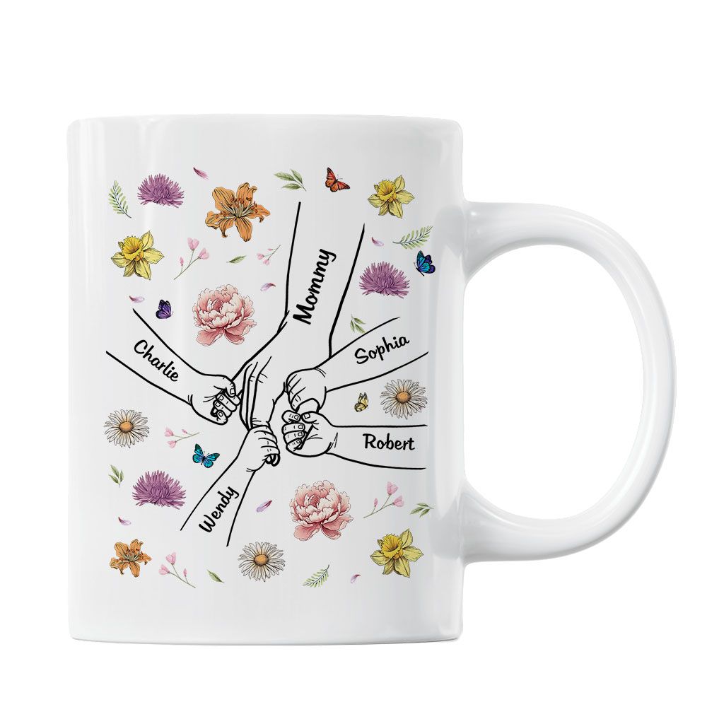 Mother & Daughter A Bond That Can't Be Broken | Personalized White Ceramic Mug - Ideal Gift for Mother's Day, Family Gatherings, or Special Occasions