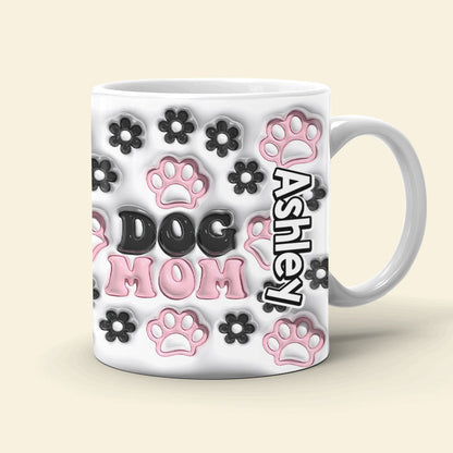 Dog Mom 02huhn281023 Personalized White Edge-to-edge Mug