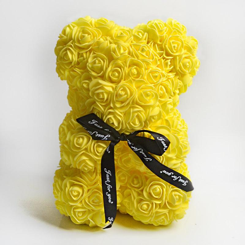 Valentine Foam Forever Rose Teddy Bear