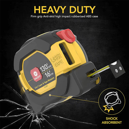 3-In-1 Digital Laser Measuring Tape