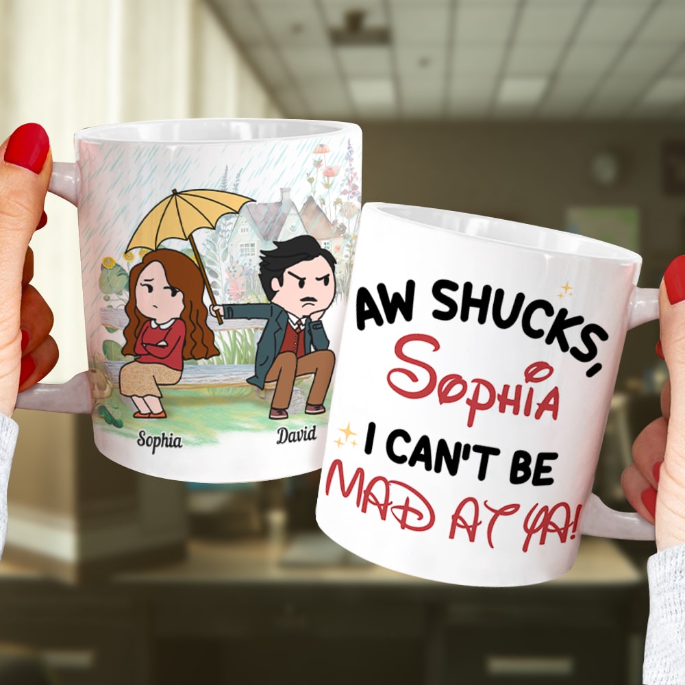 I Can't Be Mad At Ya! Gift For Couple-Personalized Coffee Mug- Couple Mug