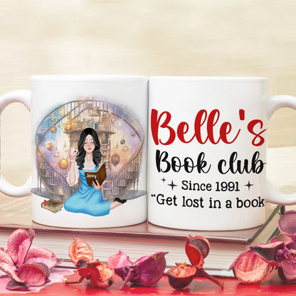 Get Lost in a Book, Personalized Coffee Mug, Gifts For Book Lovers, 01QHTN301123PA