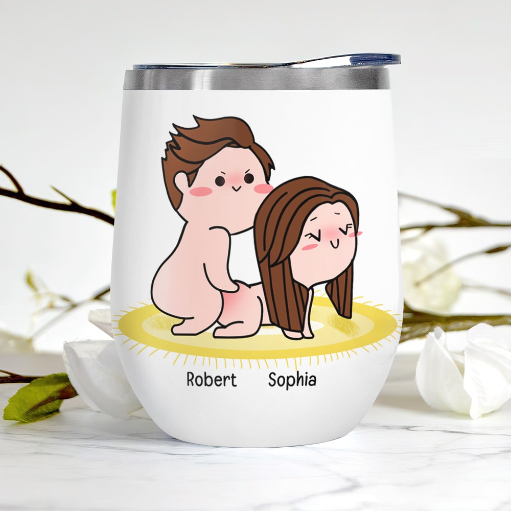 I'm Behind You 100%-Gift For Couple-Personalized Coffee Mug-Funny Couple