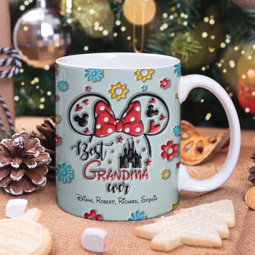 Best Grandma Ever-Personalized Coffee Mug-Gift For Grandma/ Gift For Mom-04qhqn271023