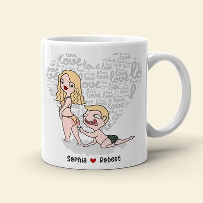 Best Bum Ever, Personalized Couple Mug, Gift For Couple