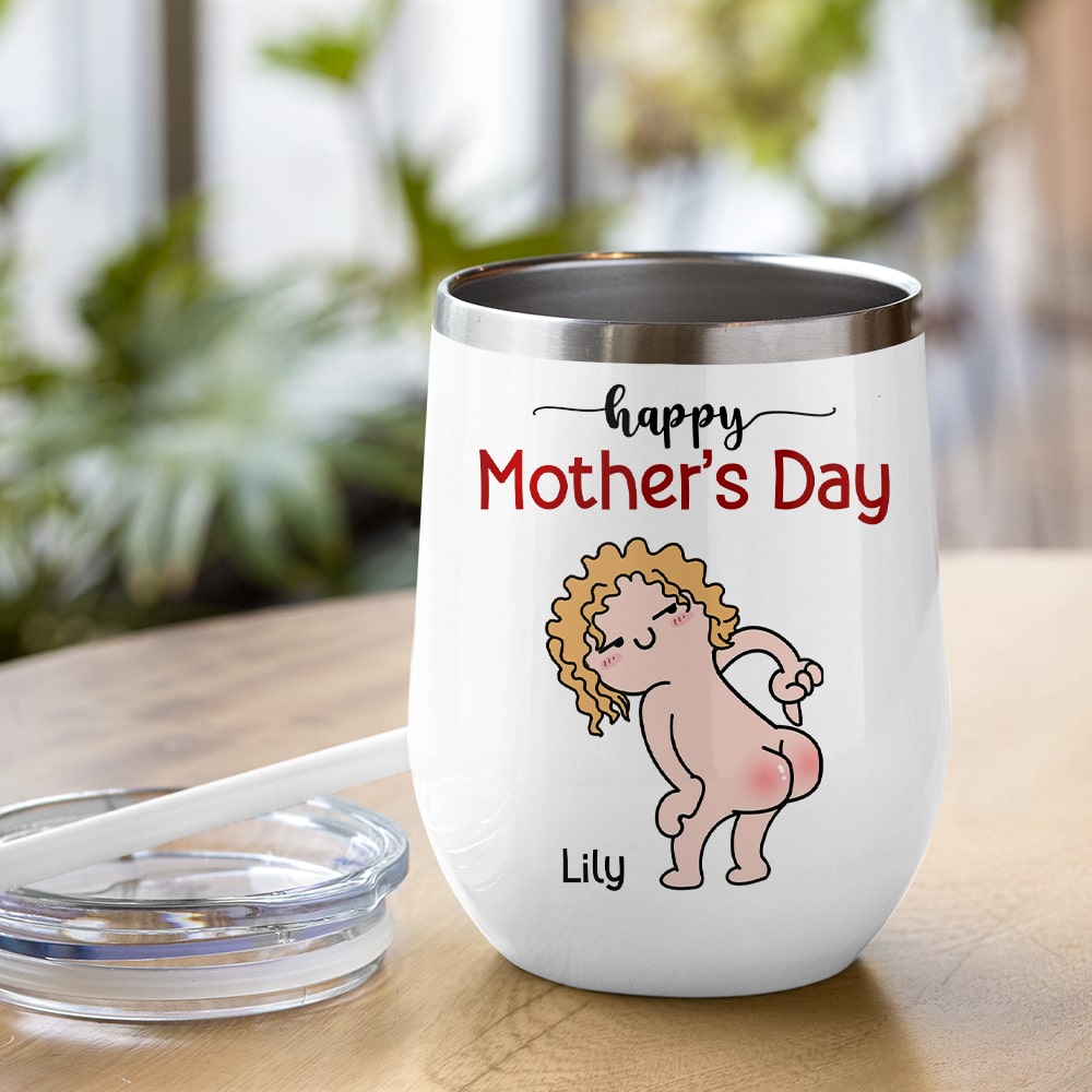 Thanks For Wiping My Bum When I Was Younger - Personalized Mother's Day Mug - Gift For Mom