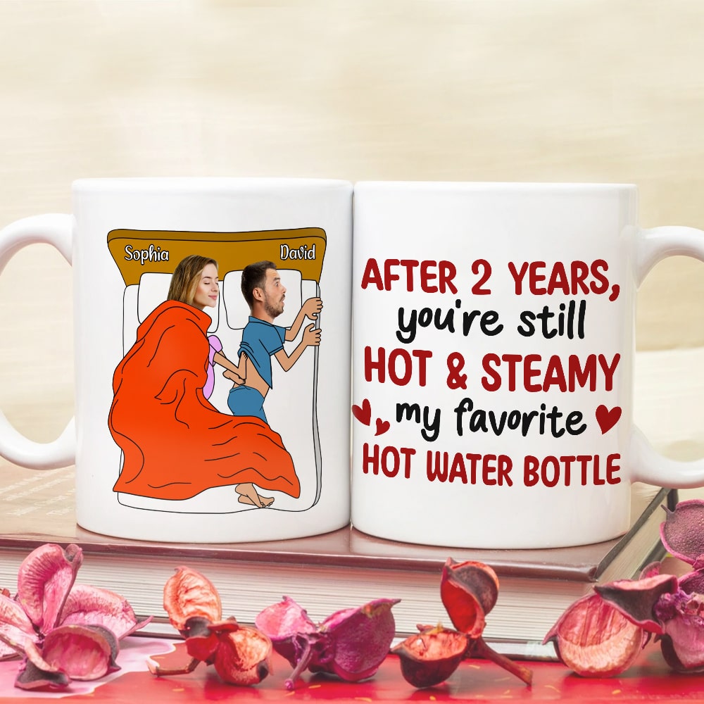 Hot and steamy, Custom Photo Coffee Mug, Valentine Gifts, Gifts For Couples