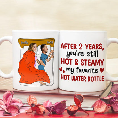Hot and steamy, Custom Photo Coffee Mug, Valentine Gifts, Gifts For Couples