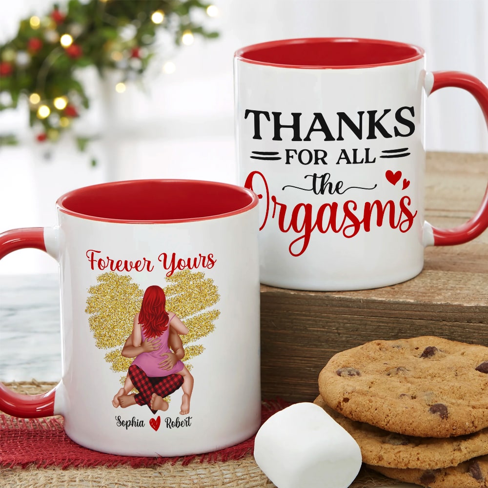 Couple, Thanks For All, Personalized Accent Mug, Christmas Gifts For Couple