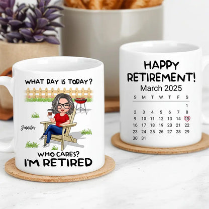 Personalized Retirement Mug - Custom White/Ceramic Coffee Cup