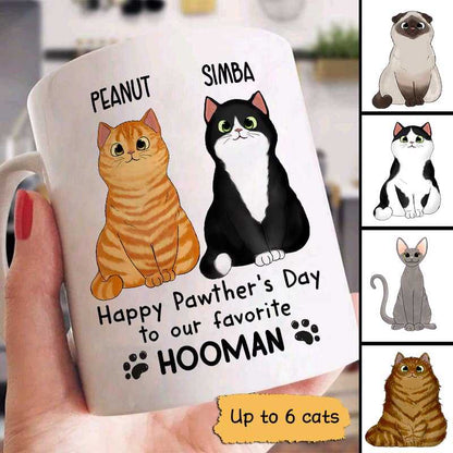 Happy Pawther's Day To Favorite Hooman Personalized Mug