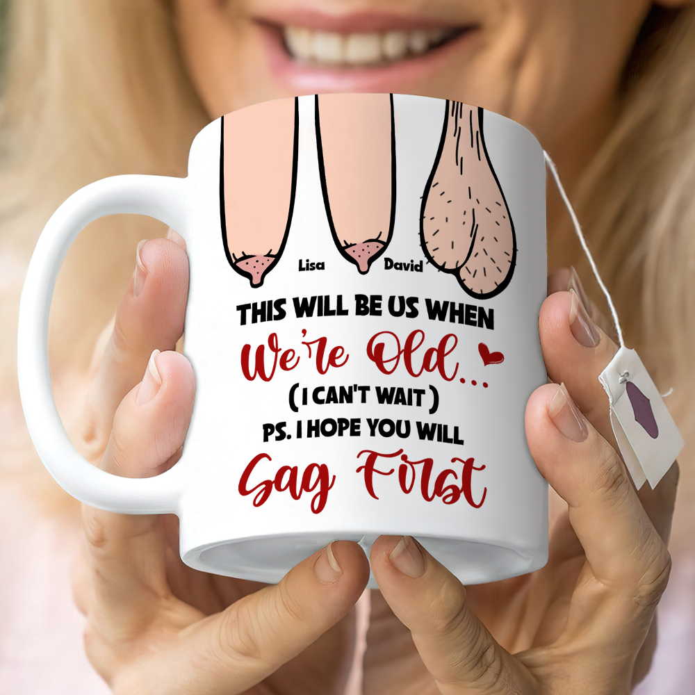 Funny Old Couple-This Will Be Us When We're Old Personalized Couple Mug