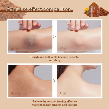 Brown Organic Sugar Body Scrub Exfoliates And Nourishes Skin Naturally
