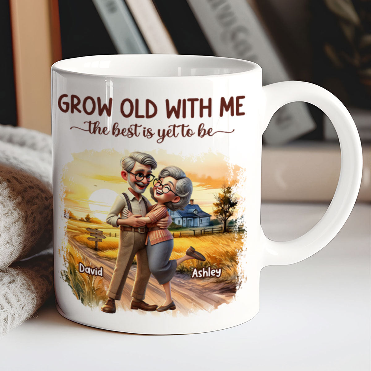 I Had You And You Had Me Happy Old Couple Personalized Mug, Anniversary For Him, For Her, Husband, Wife
