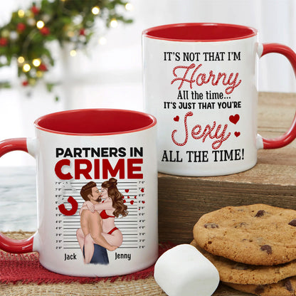 It's Not That I'm Horny All The Time - Personalized Couple Mug - Gift For Couple