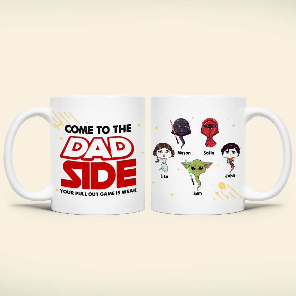 Personalized Gifts For Dad Coffee Mug Come To The Dad Side 01QHMH010324HA