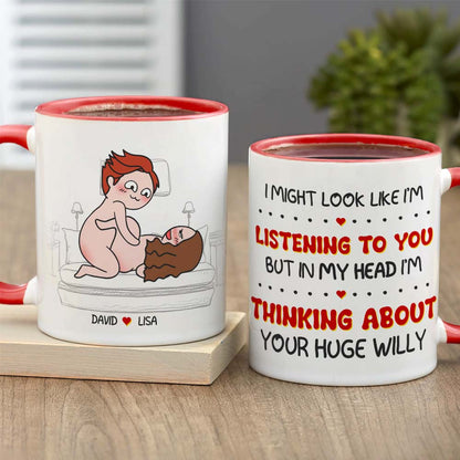 Naughty Couple Make Love, Personalized Couple Mug Gift For Couple