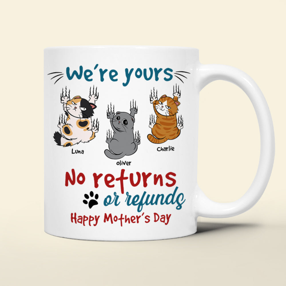 Personalized Gifts For Cat Mom Coffee Mug 02KAQN120424 Mother's Day