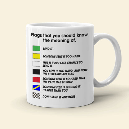 Flags That You Should Know The Meaning Of Personalized Racing Mug