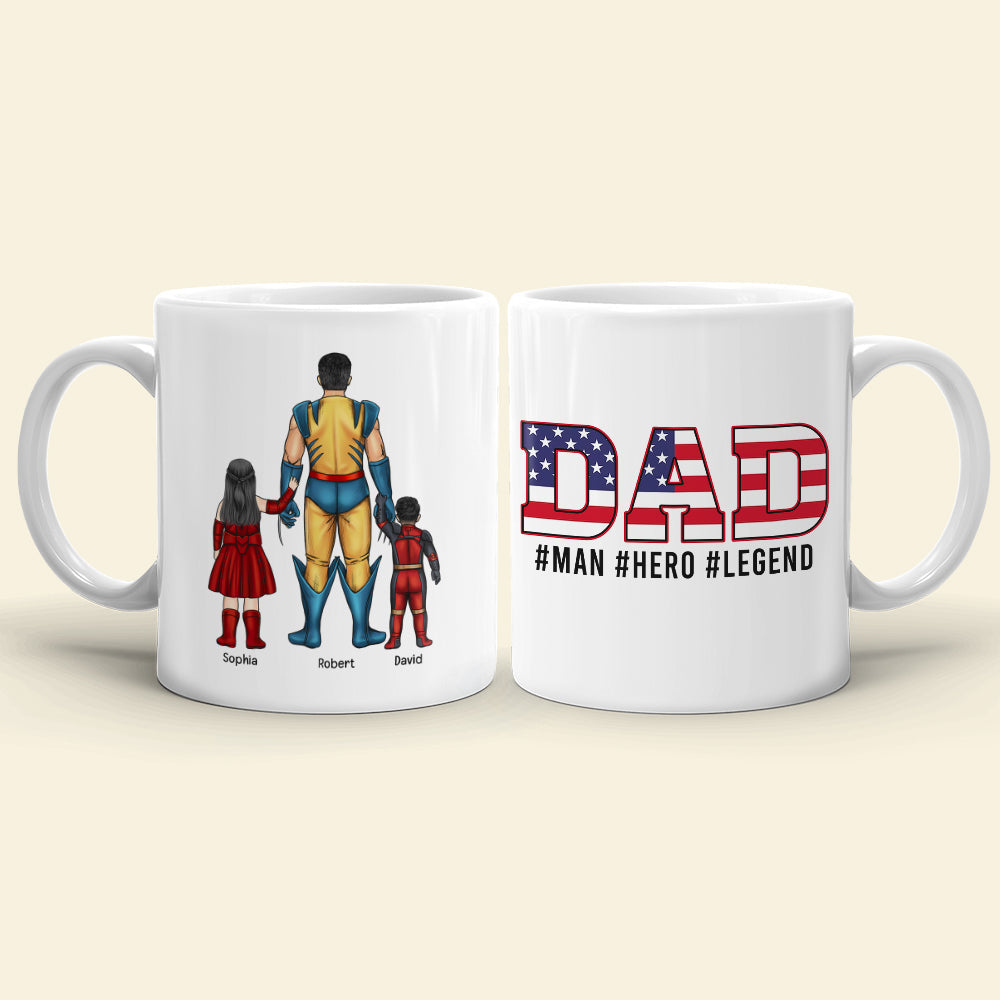 The Legend Dad Personalized Coffee Mug DR-WHM-04dnqn040523TM