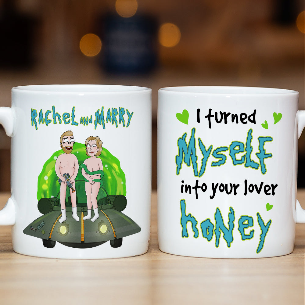 Personalized Gifts For Couple Coffee Mug Naughty Couple & UFO 03totn060724hg