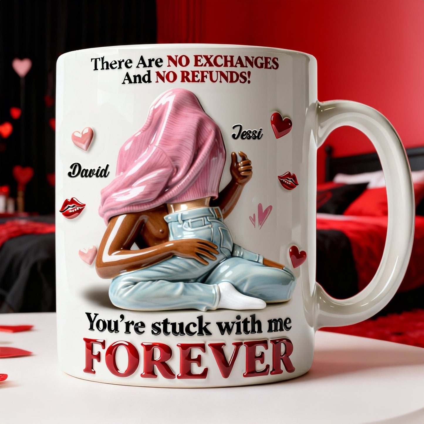 Playful Couple Coffee Mug - Personalized Gifts For Couple 04nalu090126