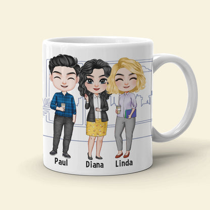 To Us You Are Irreplaceable- Gift For Coworker-Personalized Coffee Mug- Funny Leaving Coworker Mug
