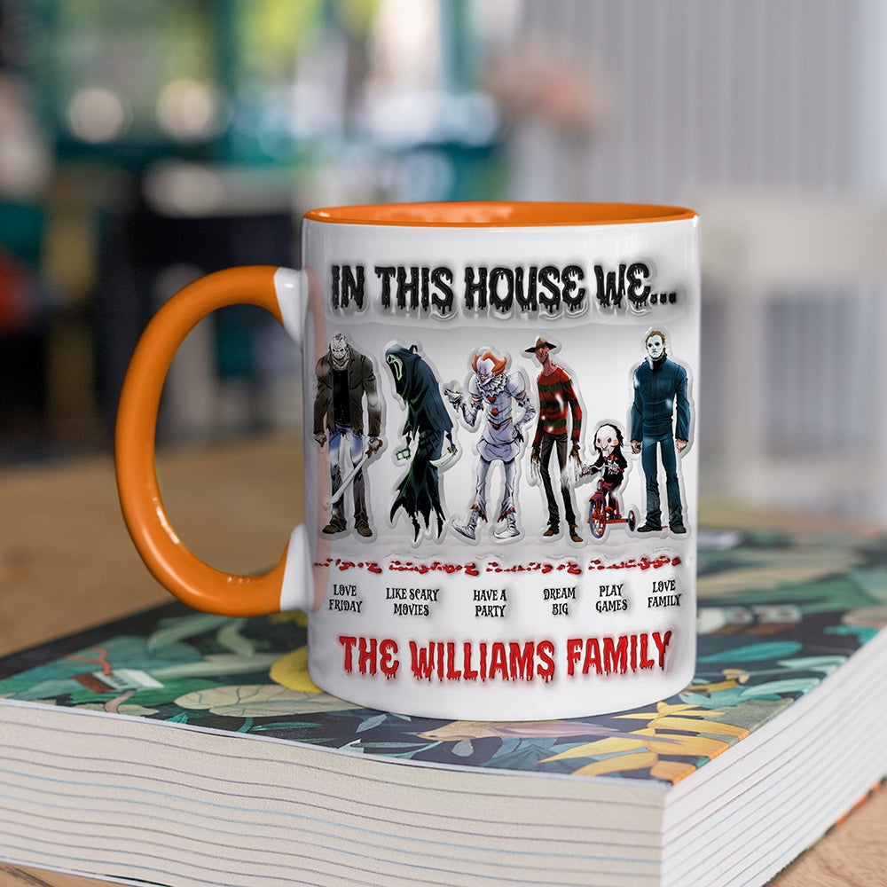 Personalized Gifts For Family Accent Mug, Wizard Family Character 02naqn030824
