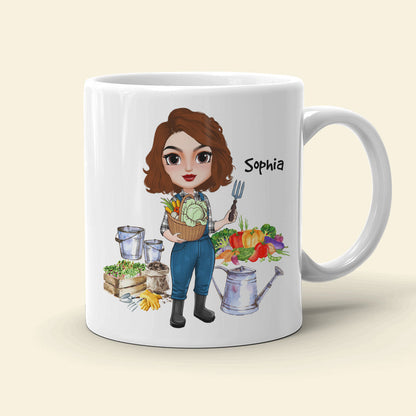 Vegan Definition Personalized Gardening Mug, Gift For Gardening Lovers