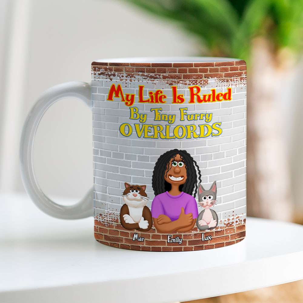 Personalized Gifts For Mom Coffee Mug Cat Mom 05KAMH030325PA