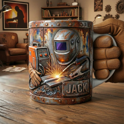 Proud Welder Coffee Mug - Personalized Gifts For Welders 08TGLU271125