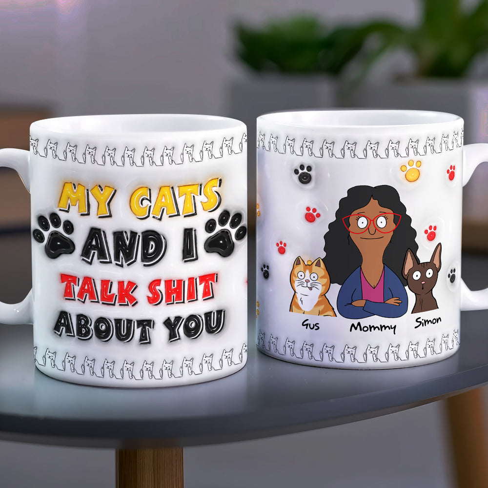 Adorable Little Cats Coffee Mug - Personalized Gifts For Cat Lover 04QHLU010425HG