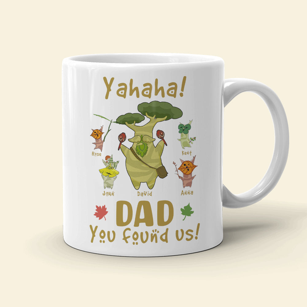 Legend Of Dad 02NAQN010623 Personalized Family Tumbler White Mug