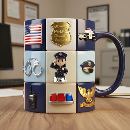Personalized Gifts For Police Coffee Accent Mug 02tomg311025