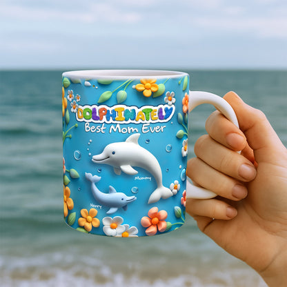 Best Dolphin Mom Coffee Mug - Personalized Gifts For Mother 03QHLU080425