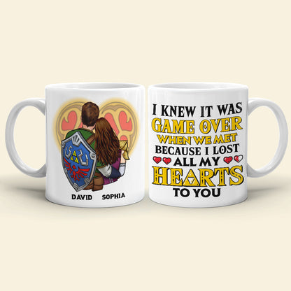 Because I Lost All My Hearts To You-03natn220623hh Personalized Couple Coffee Mug